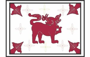 Flag of Kingdom of Sitawaka's flag, c. 1521-1594